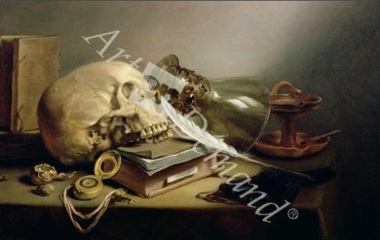 láminas y lienzos de A Vanitas Still Life