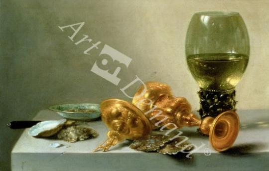 láminas y lienzos de A Still Life with a Roemer and a Gilt Cup