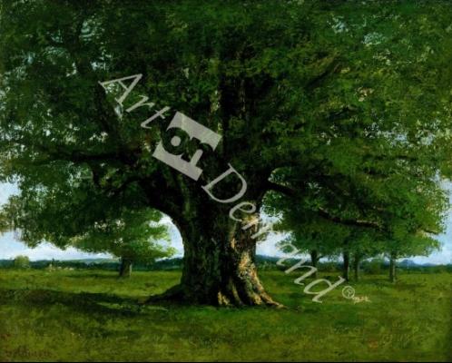 láminas y lienzos de The Oak of Flagey, called Vercingetorix