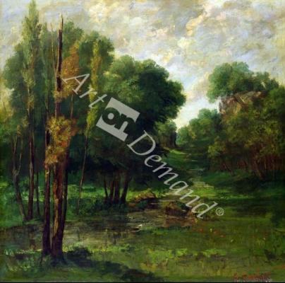 láminas y lienzos de Forest Landscape, 1864 (oil on canvas)
