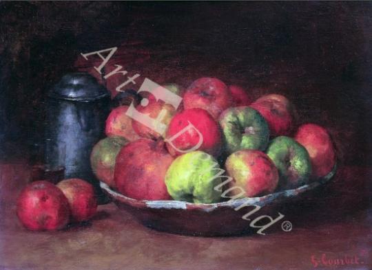 láminas y lienzos de Still Life with Apples and a Pomegranate, 1871-72 (oil on canvas)