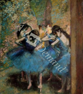 láminas y lienzos de Dancers in blue, 1890 (oil on canvas)