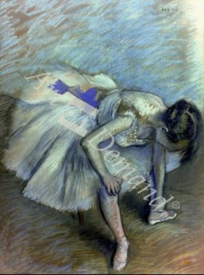 láminas y lienzos de Seated Dancer, c.1881-83 (pastel on paper)