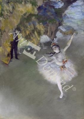 láminas y lienzos de The Star, or Dancer on the stage, c.1876-77 (pastel on paper)