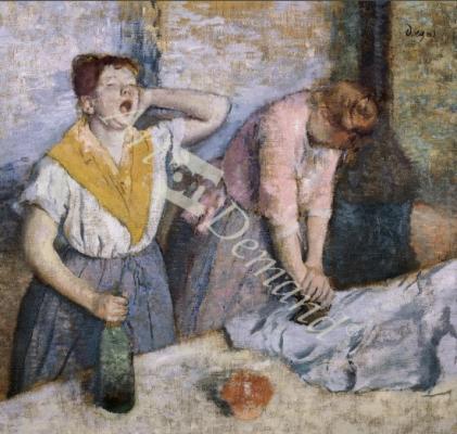 láminas y lienzos de The Laundresses, c.1884 (oil on canvas)