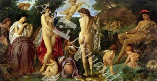 láminas y lienzos de The Judgement of Paris, 1870 (oil on canvas)