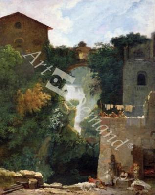 láminas y lienzos de  The Falls of Tivoli (oil on canvas)