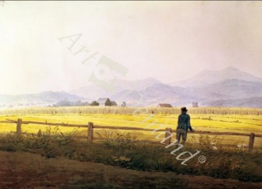 láminas y lienzos de View of Schmiedebergerkamm, c.1837 (w/c on paper)