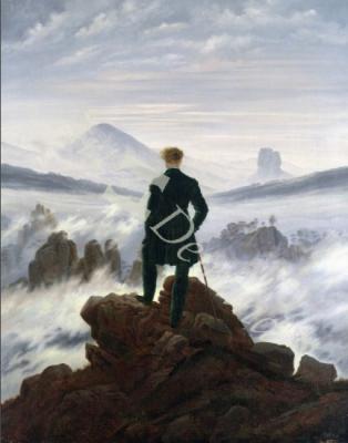 láminas y lienzos de The Wanderer above the Sea of Fog, 1818 (oil on canvas)