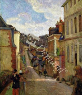láminas y lienzos de A Suburban Street, 1884