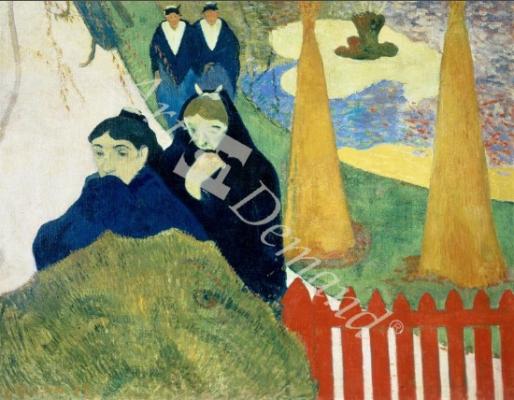 láminas y lienzos de Old Women of Arles, 1888 (oil on canvas)