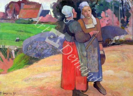 láminas y lienzos de Breton Peasants, 1894 (oil on canvas)