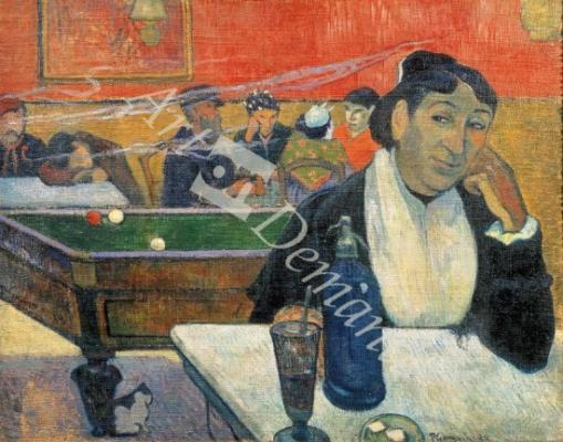 láminas y lienzos de Cafe at Arles, 1888 (oil on canvas)