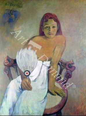 láminas y lienzos de Girl with fan, 1902 (oil on canvas)