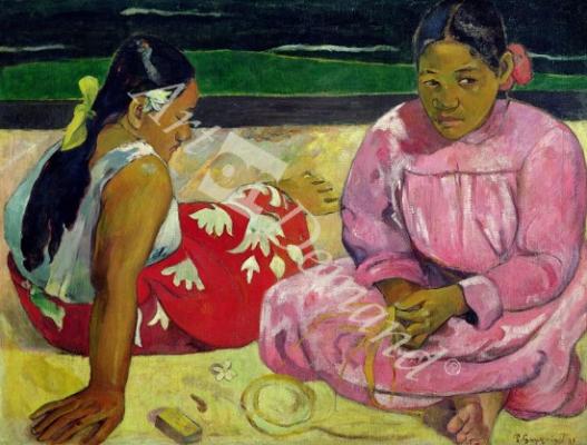 láminas y lienzos de Women of Tahiti, On the Beach, 1891 (oil on canvas)