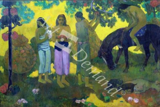 láminas y lienzos de Rupe Rupe (Fruit Gathering), 1899 (oil on canvas)