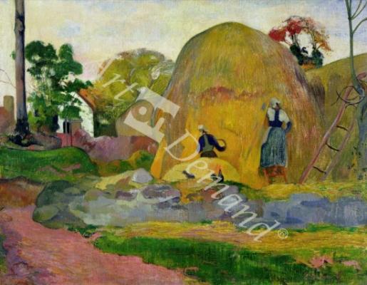 láminas y lienzos de Yellow Haystacks, or Golden Harvest, 1889 (oil on canvas)