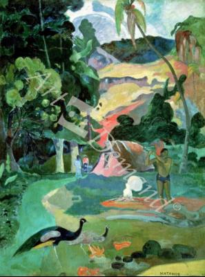 láminas y lienzos de Matamoe or, Landscape with Peacocks, 1892 (oil on canvas)