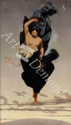 láminas y lienzos de Night, c.1850-55 (oil on canvas)