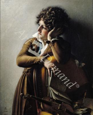 láminas y lienzos de Portrait of Romainville-Trioson, 1800 (oil on canvas)