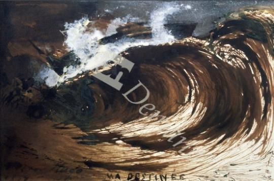 láminas y lienzos de My Destiny, 1857 (pen and ink, wash and gouache)