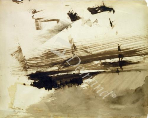 láminas y lienzos de Untitled, or: Evocation of an island, 1870 (ink and wash on paper)