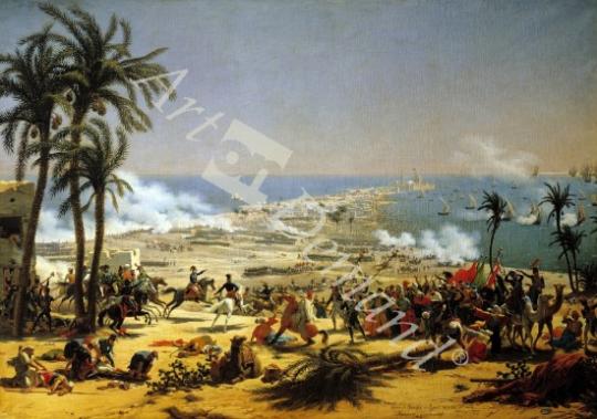 láminas y lienzos de The Battle of Aboukir, 25th July 1799 (oil on canvas)