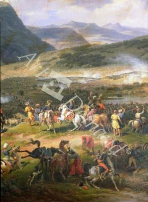 láminas y lienzos de Battle of Mount Thabor, 16th April 1799, detail of Napoleon and his Staff, 1808 (oil on canvas) (detail of 174808)