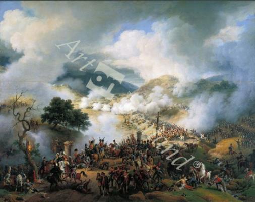 láminas y lienzos de Battle of Somo-Sierra, November 30th 1808 (oil on canvas)