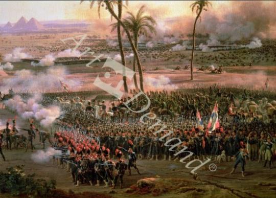 láminas y lienzos de The Battle of the Pyramids, 21 July 1798, 1806 (oil on canvas)