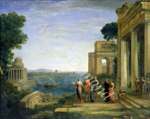 láminas y lienzos de Aeneas and Dido in Carthage, 1675 (oil on canvas)