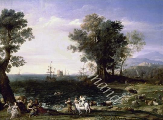 láminas y lienzos de The Rape of Europa, 1655 (oil on canvas)