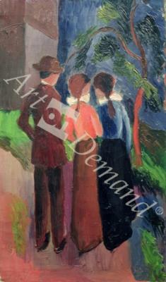láminas y lienzos de  The Walk, 1914 (oil on canvas)