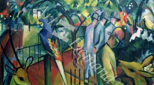 láminas y lienzos de Zoological Garden I, 1912 (oil on canvas)