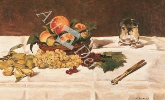 láminas y lienzos de Still Life: Fruit on a Table, 1864 (oil on canvas)