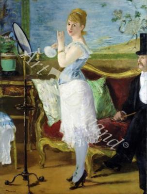 láminas y lienzos de Nana, 1877 (oil on canvas)