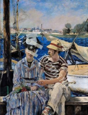 láminas y lienzos de Argenteuil, 1874 (oil on canvas)