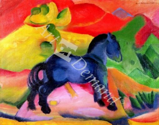 láminas y lienzos de Little Blue Horse, 1912 (oil on canvas)