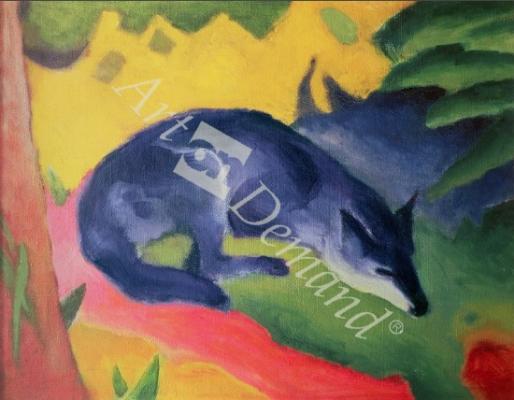 láminas y lienzos de Blue Fox, 1911 (oil on canvas)