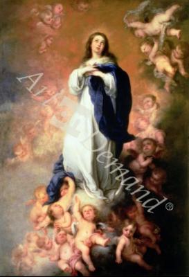 láminas y lienzos de Immaculate Conception of the Escorial, c.1678 (oil on canvas)