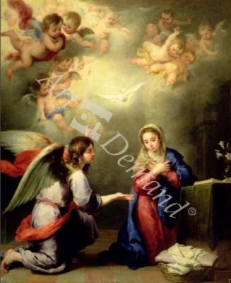 láminas y lienzos de The Annunciation