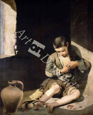 láminas y lienzos de The Young Beggar, c.1650 (oil on canvas)