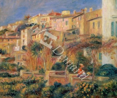 láminas y lienzos de  Terrace in Cagnes, 1905 (oil on canvas)