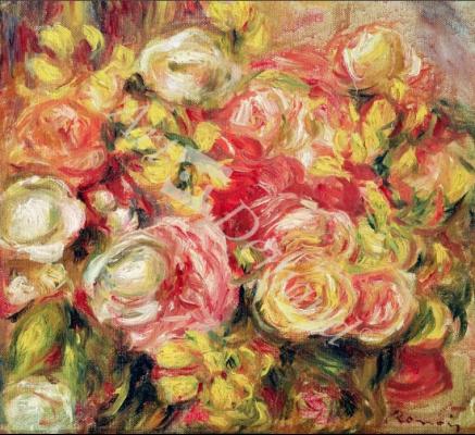 láminas y lienzos de Roses, 1915 (oil on canvas)