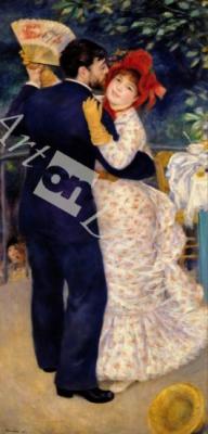 láminas y lienzos de A Dance in the Country, 1883 (oil on canvas)