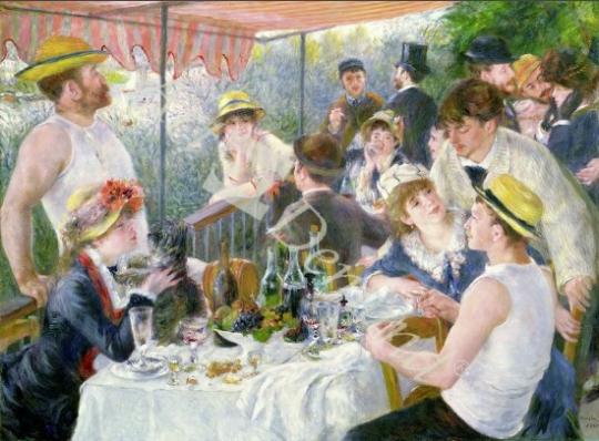 láminas y lienzos de  The Luncheon of the Boating Party, 1881 (oil on canvas)