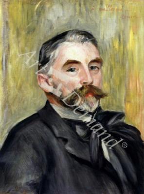láminas y lienzos de Portrait of Stephane Mallarme (1842-98) 1892 (oil on canvas)