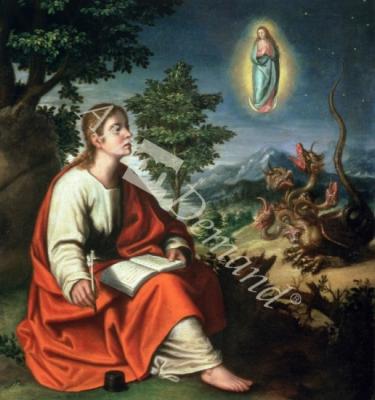 láminas y lienzos de The Vision of St. John the Evangelist on Patmos