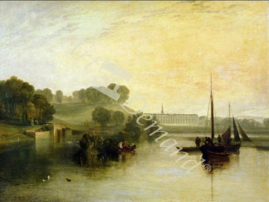 láminas y lienzos de Petworth, Sussex, the Seat of the Earl of Egremont: Dewy Morning, 1810 (oil on canvas)