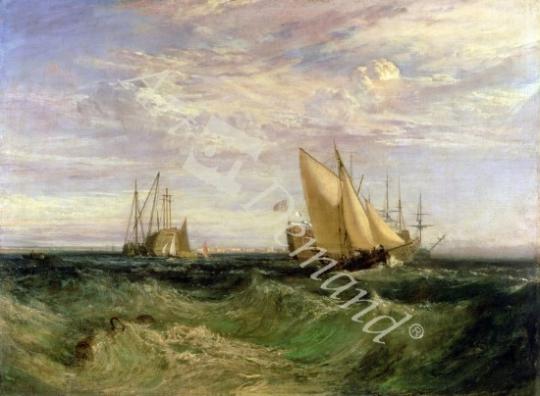 láminas y lienzos de The Confluence of the Thames and the Medway, c.1808